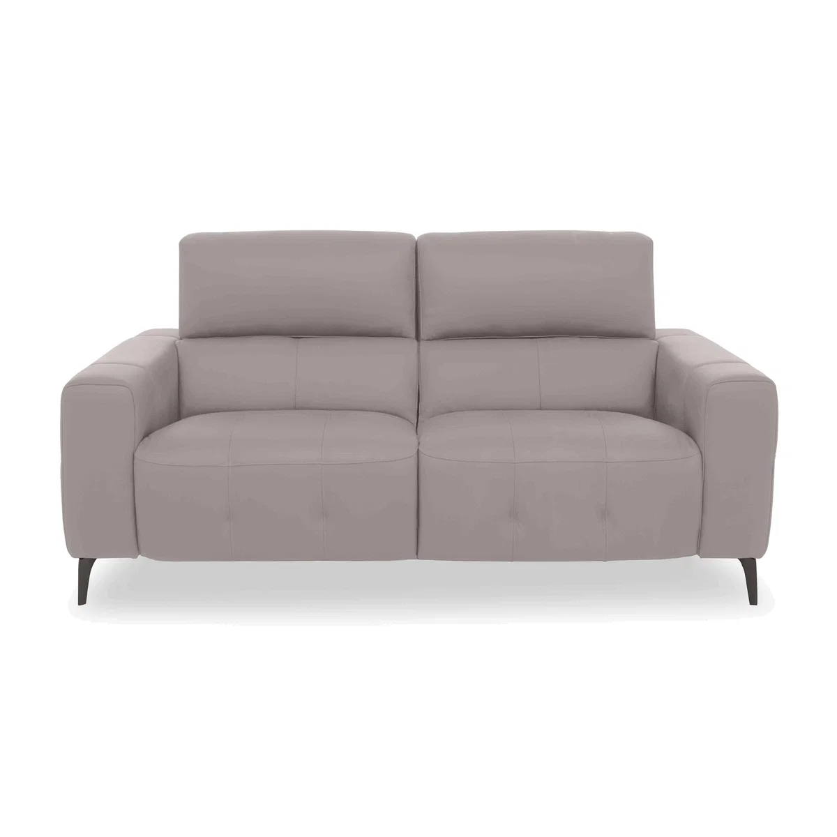 New York 2 Seater NC Leather Sofa - Feather
