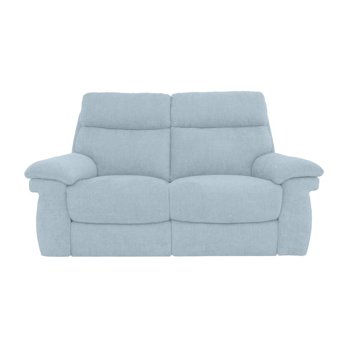 Comfort Story - Serene 2 Seater Fabric Power Recliner Sofa with Headrests and Power Lumbar - Baby Blue – image 1