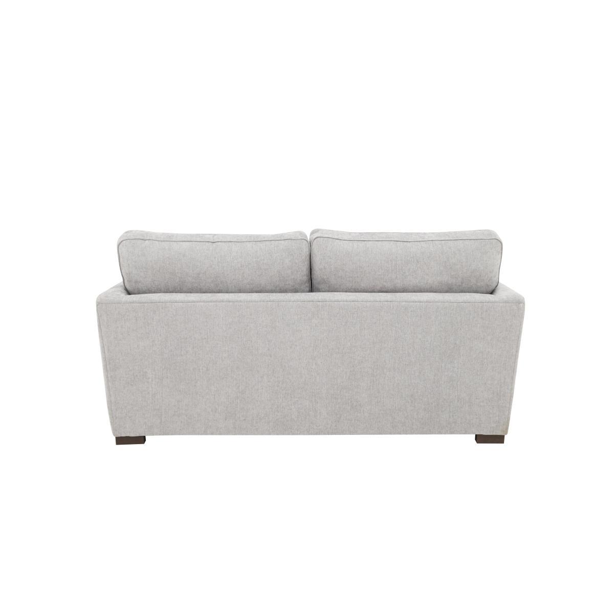 The Delight 2 Seater Classic Back Fabric Sofa - Silver – image 6