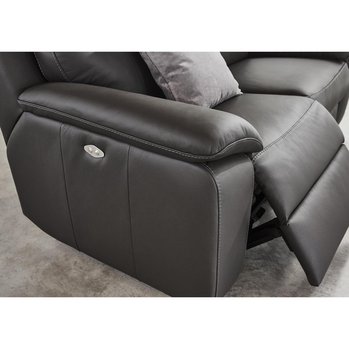 Nicoletti Italia - Pepino 2 Seater Leather Sofa - Torello Taupe – image 4