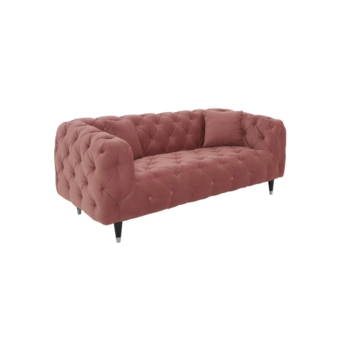 Cecilia Fabric 2 Seater Sofa - Grey – image 5