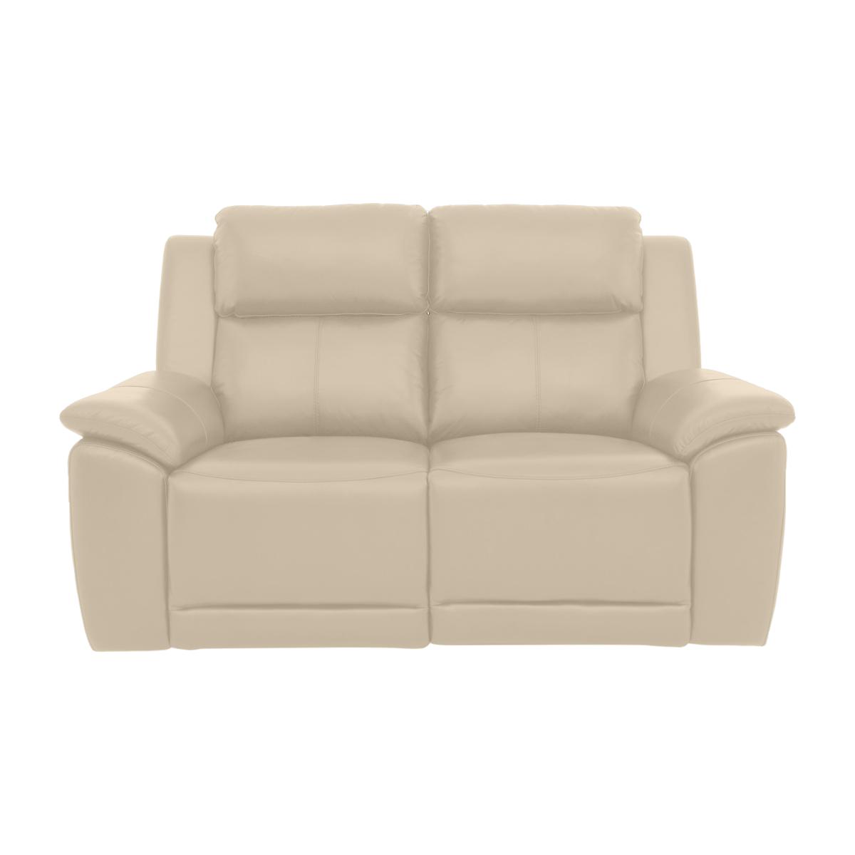 Utah 2 Seater Leather Power Recliner Sofa with Headrests and Power Lumbar – image 1