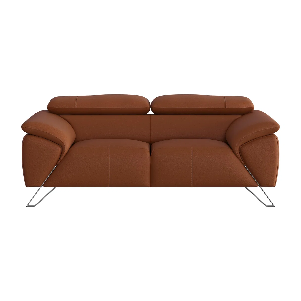 Nicoletti - Tesla 2 Seater Leather Sofa - Brown – image 1