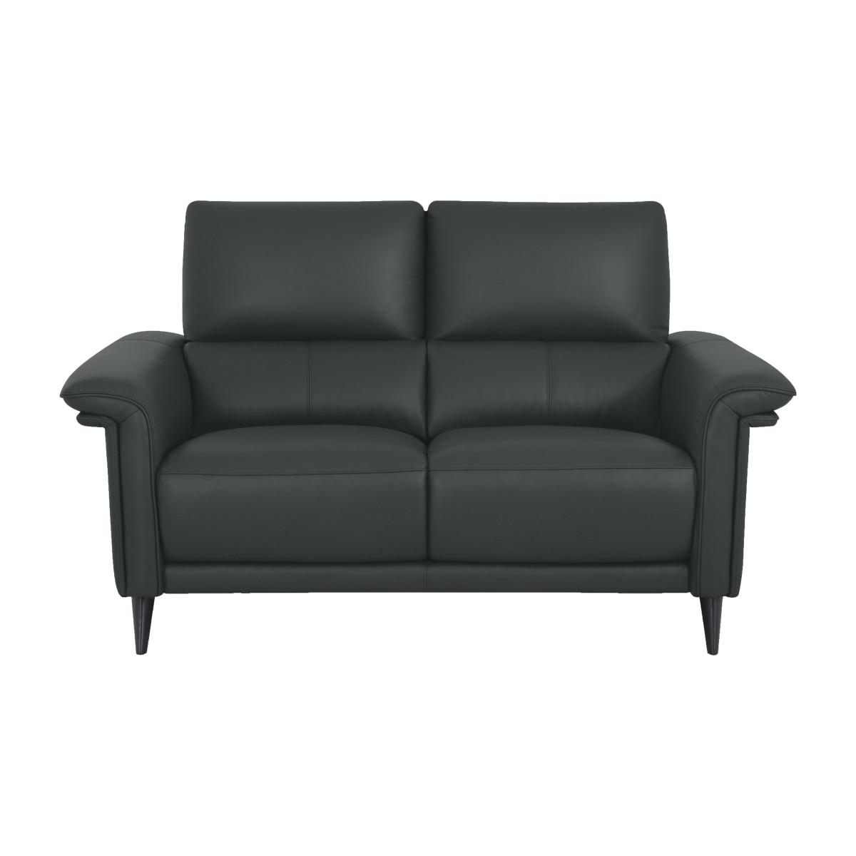 Domicil - Huxley 2 Seater Leather Sofa - NP Shale Grey – image 1