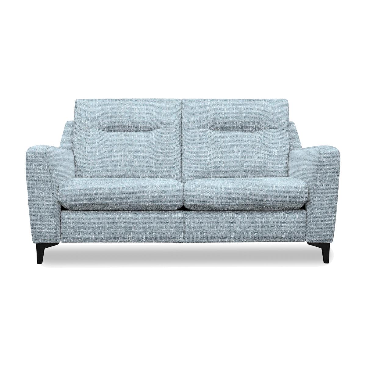 G Plan - Arlo 2 Seater Fabric Power Recliner Sofa - Libby Sky with Ebony Feet – image 1