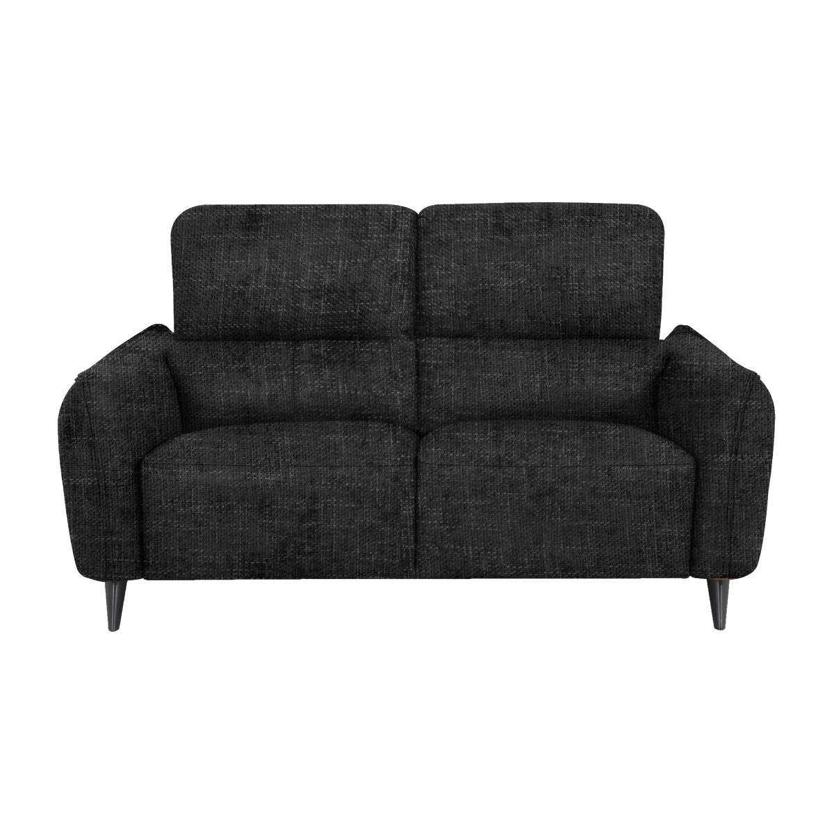 Domicil - Maddox 2.5 Seater Fabric Power Recliner Sofa - Black Mica – image 1