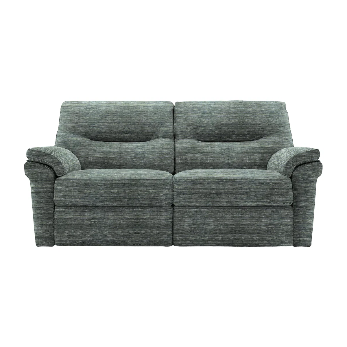 G Plan - Seattle 2.5 Seater Fabric Power Recliner Sofa with Power Lumbar - Waffle Marine – image 1