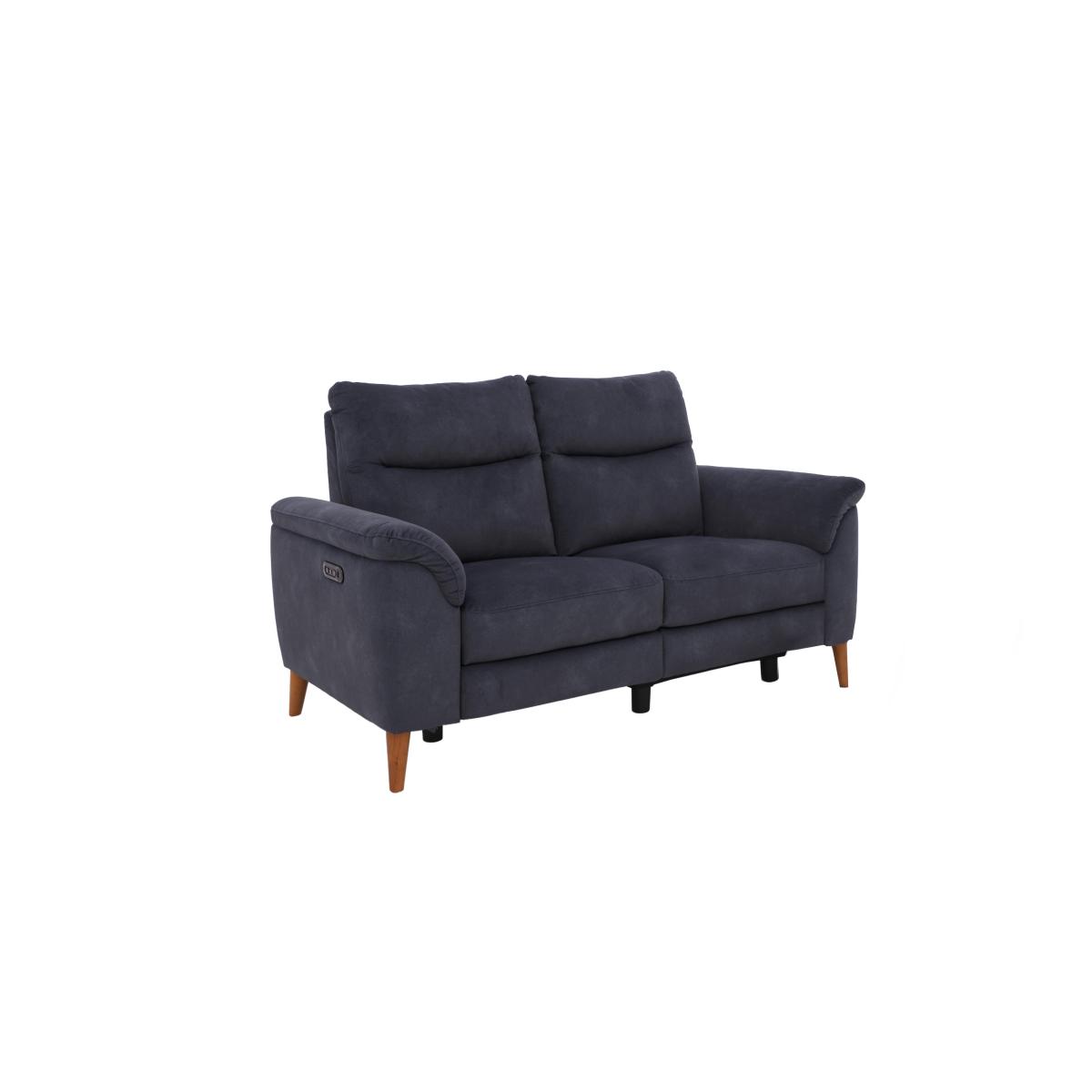 Morgan 2 Seater Fabric Power Recliner Sofa - Stone Dexter – image 7