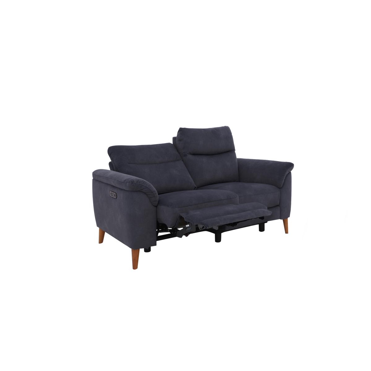 Morgan 2 Seater Fabric Power Recliner Sofa - Stone Dexter – image 8
