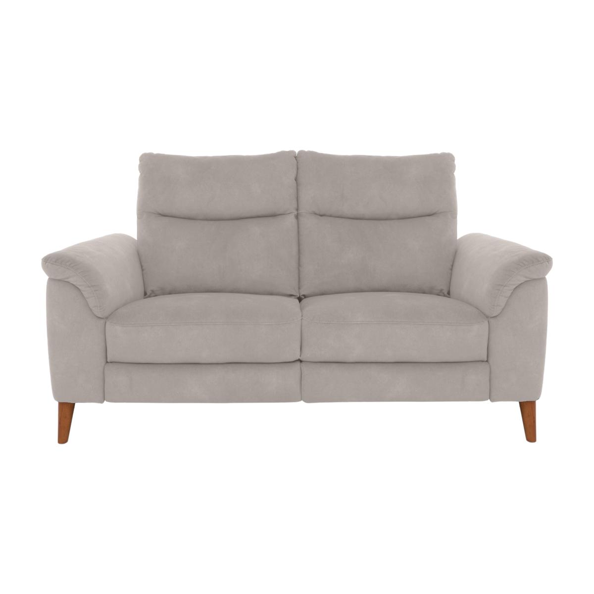Morgan 2 Seater Fabric Power Recliner Sofa - Stone Dexter – image 1