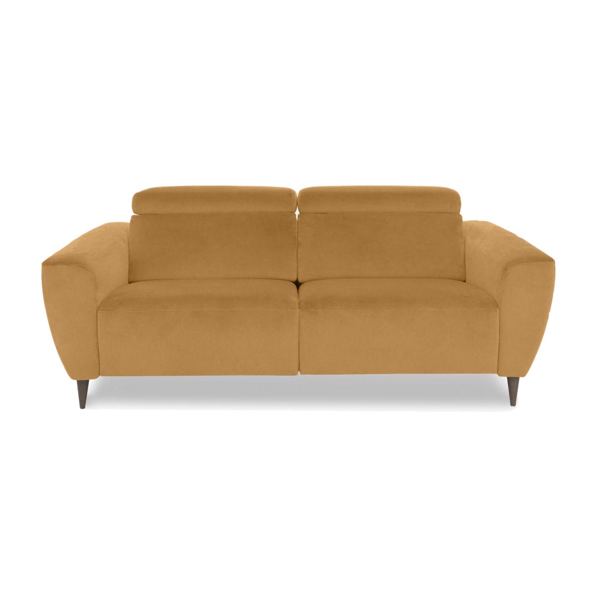 Nicoletti Italia - Milano 2.5 Seater Fabric Sofa - Flambe Ocre – image 1