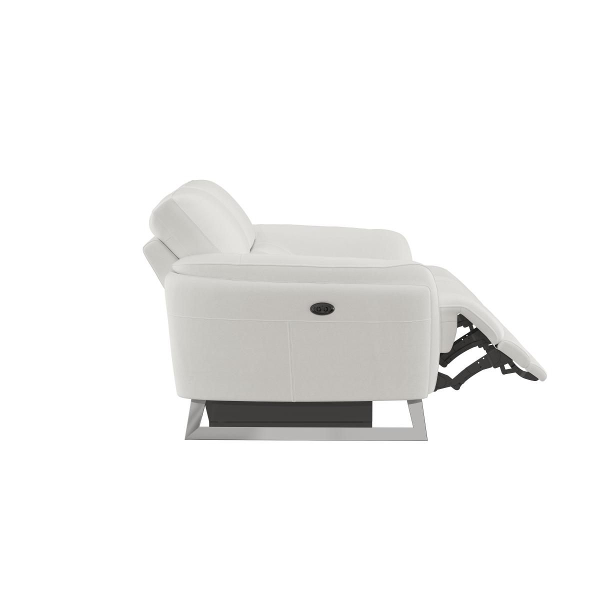 Amarilla 2 Seater NC Leather Power Recliner Sofa - Pearl Blue – image 8