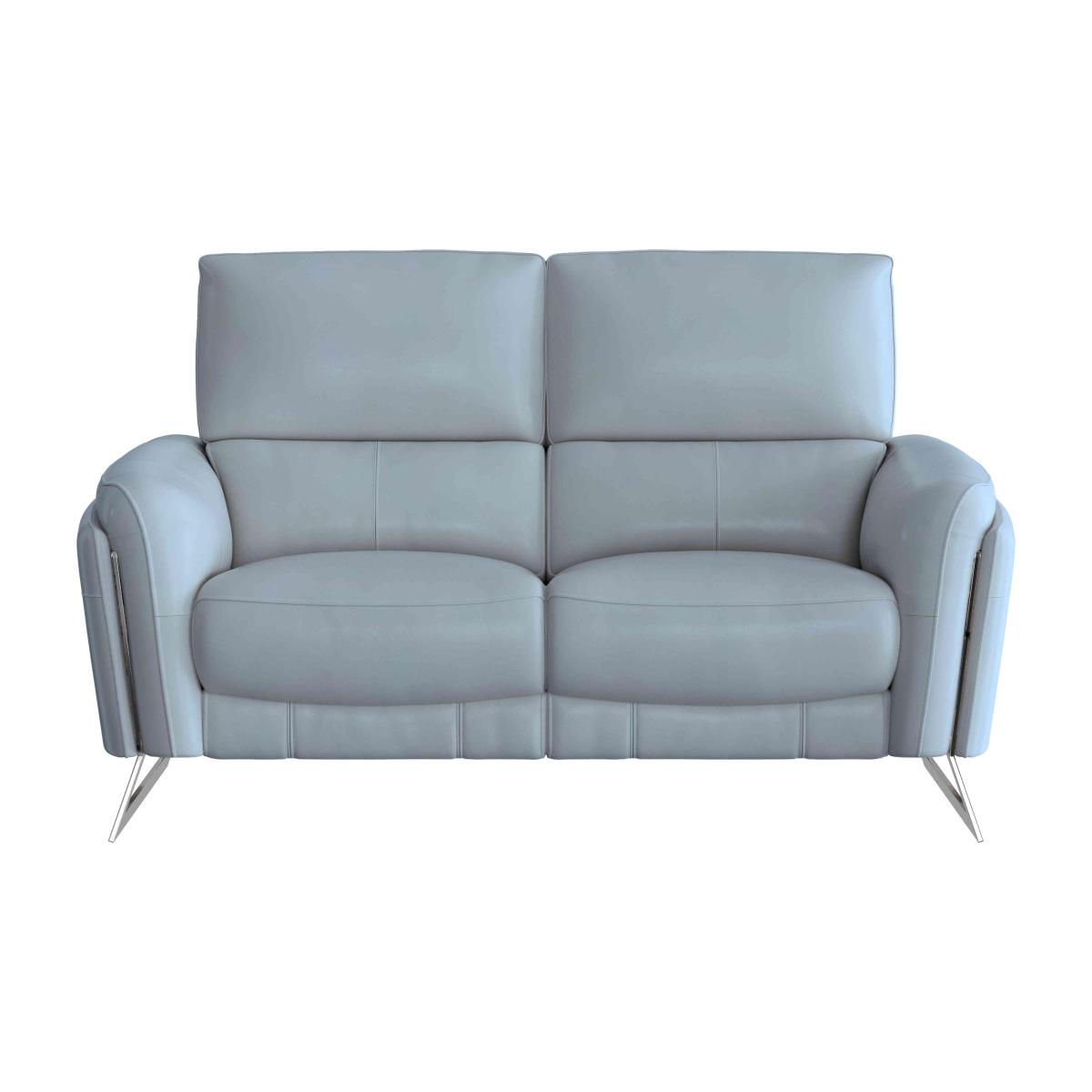 Amarilla 2 Seater NC Leather Power Recliner Sofa - Pearl Blue – image 1
