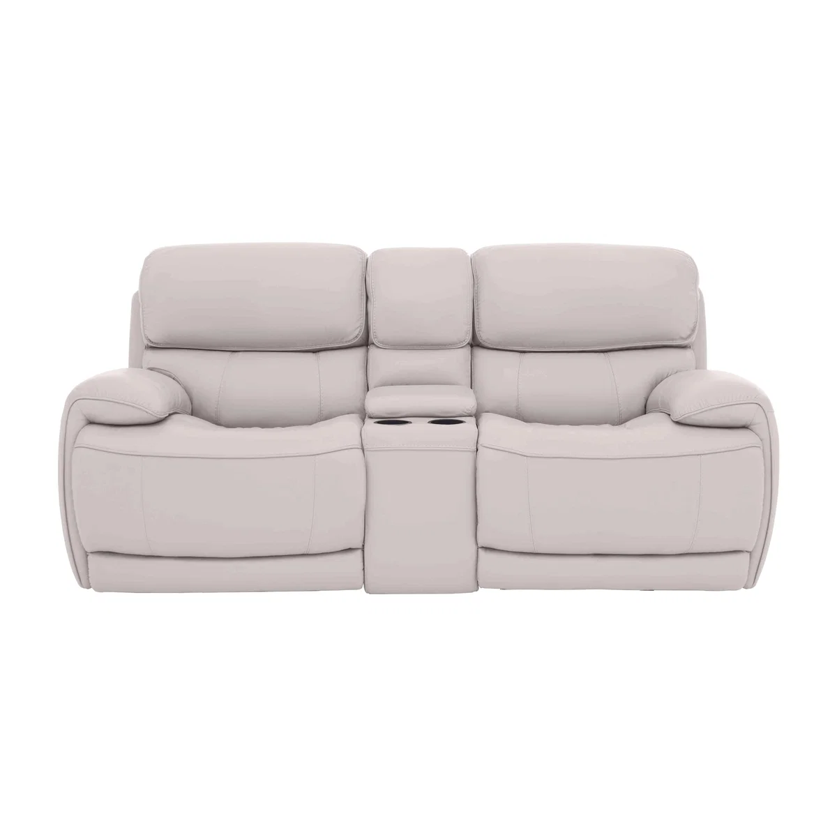 Relax Station Rocco 2 Seater Leather Power Rocker Sofa with Cupholders and Power Headrests- World of Leather – image 1