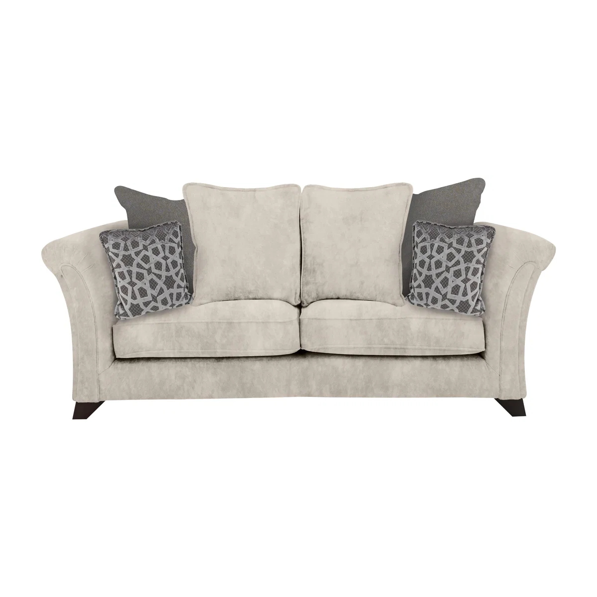 Holly 2 Seater Fabric Pillow Back Sofa Without Studs