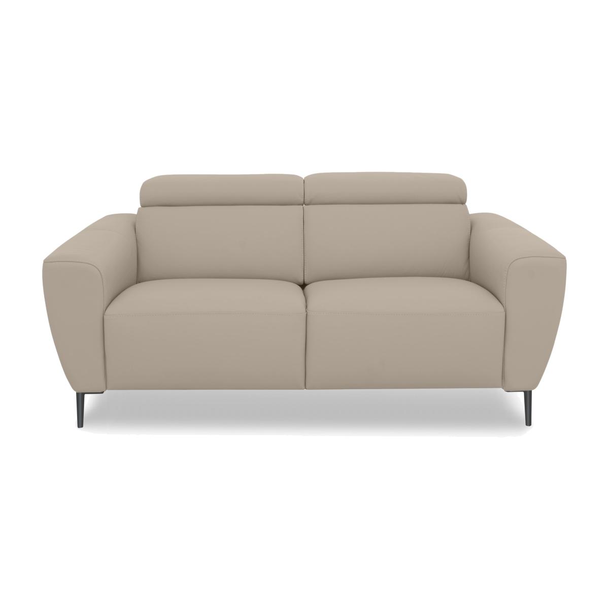 Nicoletti Italia - Milano 2 Seater Leather Sofa - Botera Crema – image 1