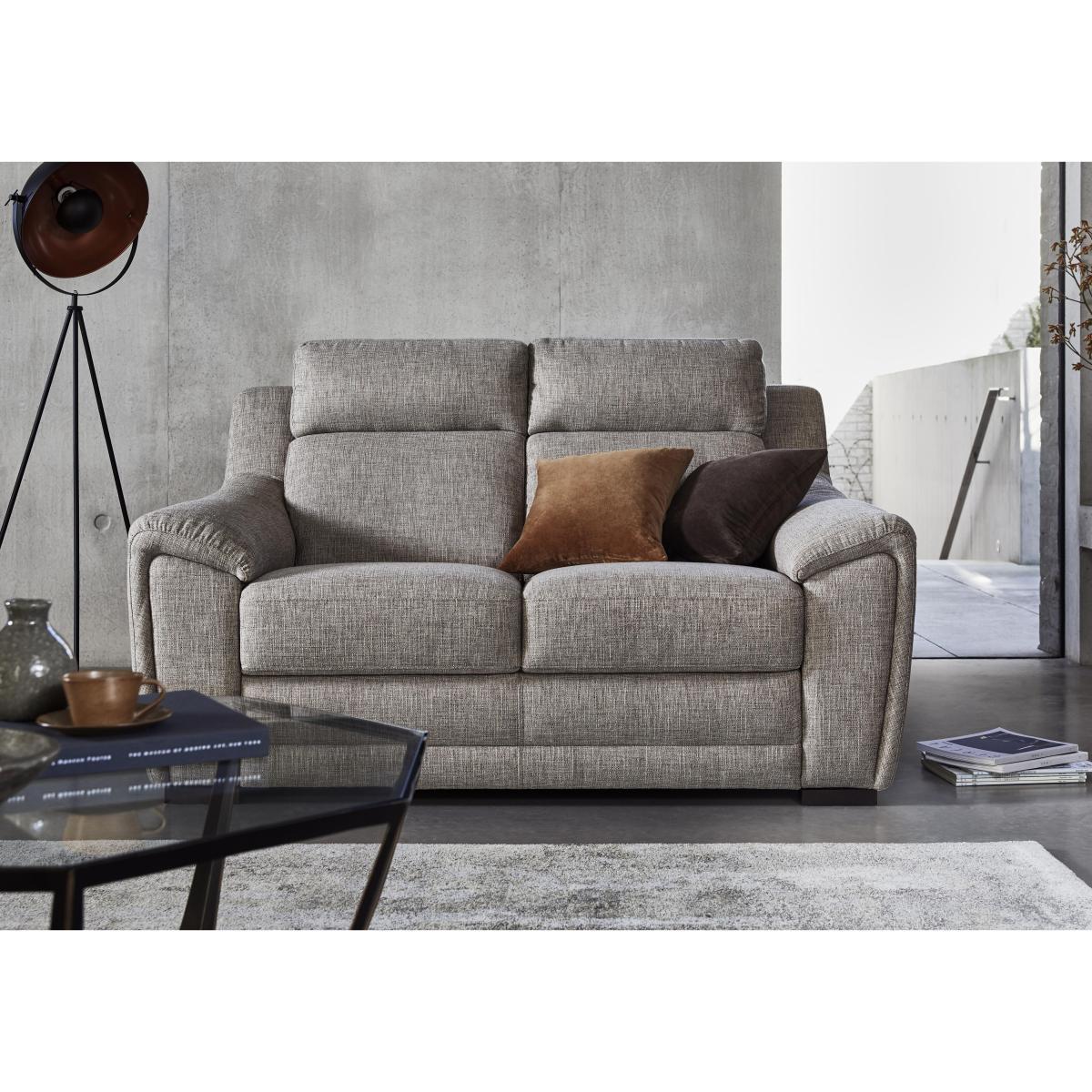 Nicoletti - Tosca 2 Seater Fabric Power Recliner Sofa - Grey – image 2