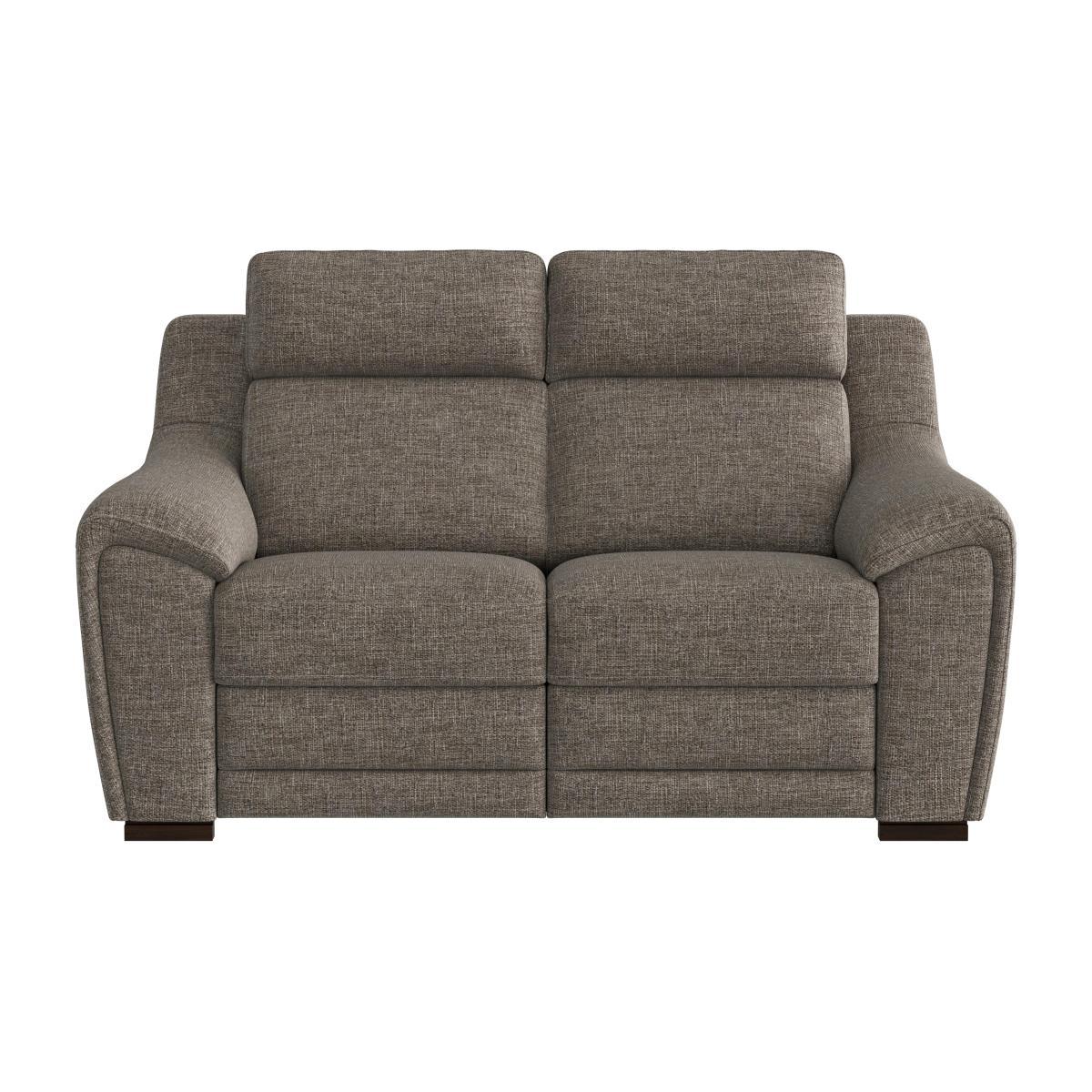 Nicoletti - Tosca 2 Seater Fabric Power Recliner Sofa - Grey – image 1