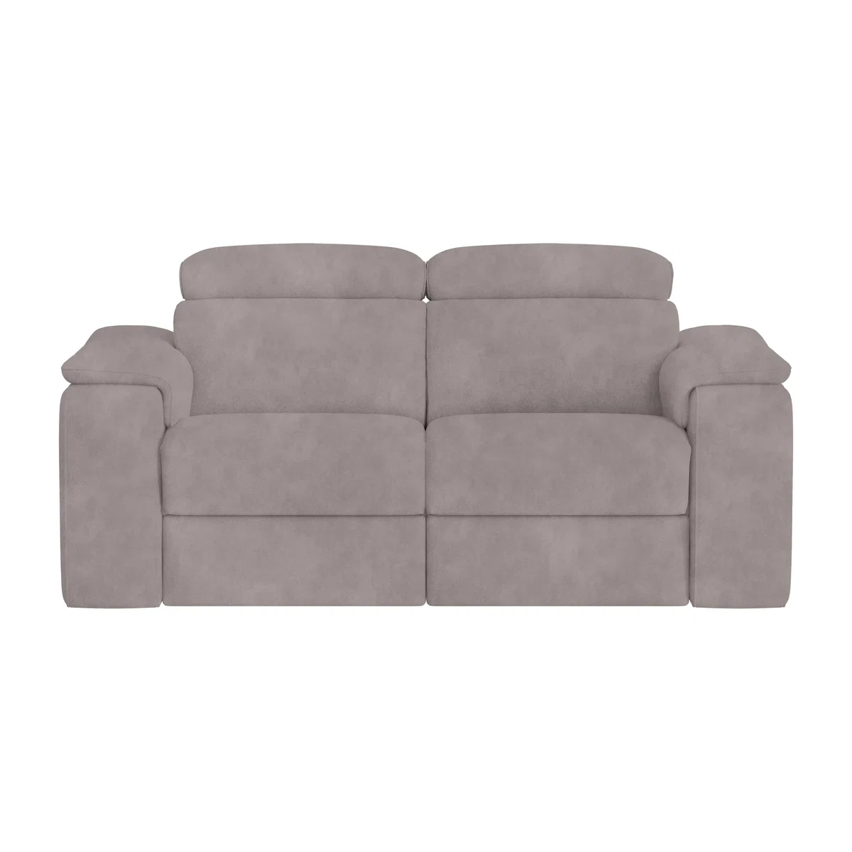 Nicoletti Italia - Davide 2 Seater Fabric Power Recliner Sofa - Selma Grigio – image 1