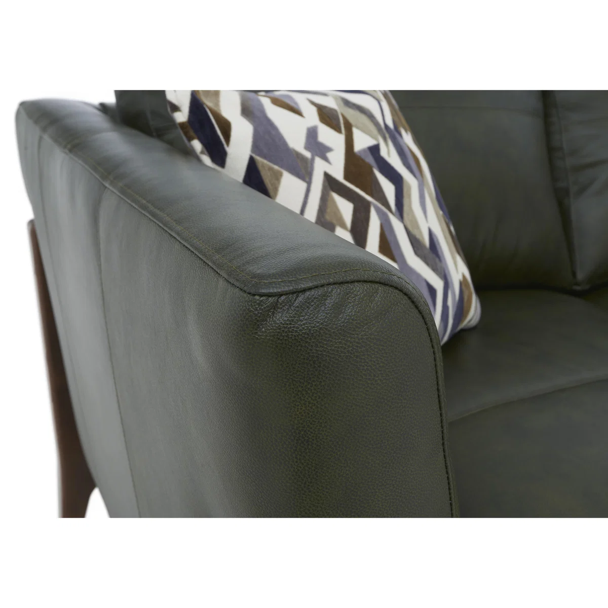 Iris 2 Seater Leather Sofa - Turino Graphite Wa Ft – image 3