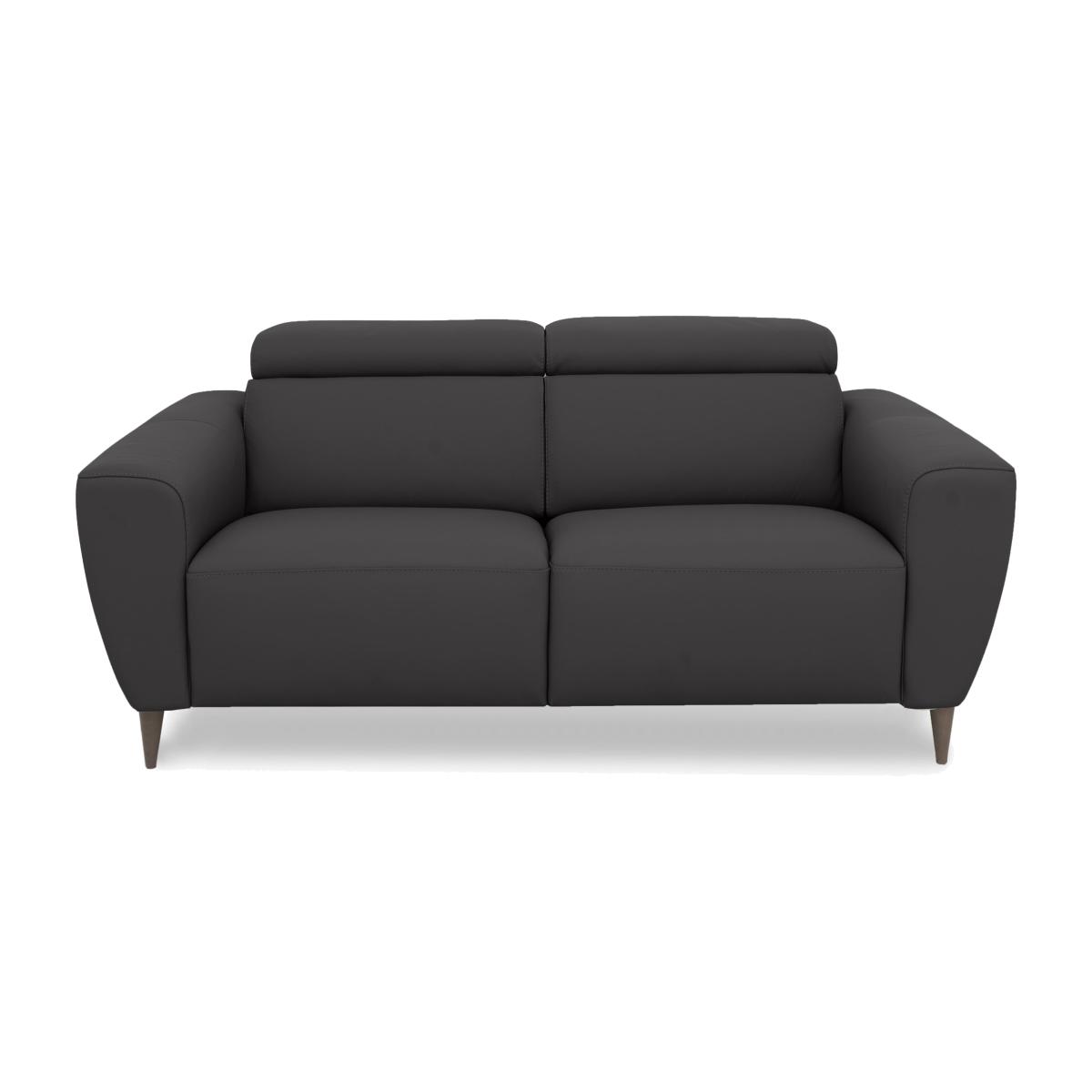 Nicoletti Italia - Milano 2 Seater Leather Sofa - Dali Grigio – image 1