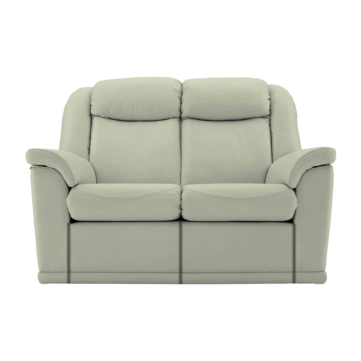 G Plan - Milton 2 Seater Leather Manual Recliner Sofa - Cream – image 1