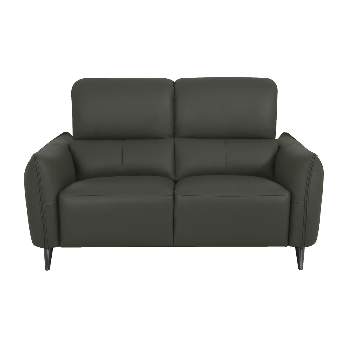 Domicil - Maddox 2 Seater Leather Power Recliner Sofa - NP Dark Olive – image 1