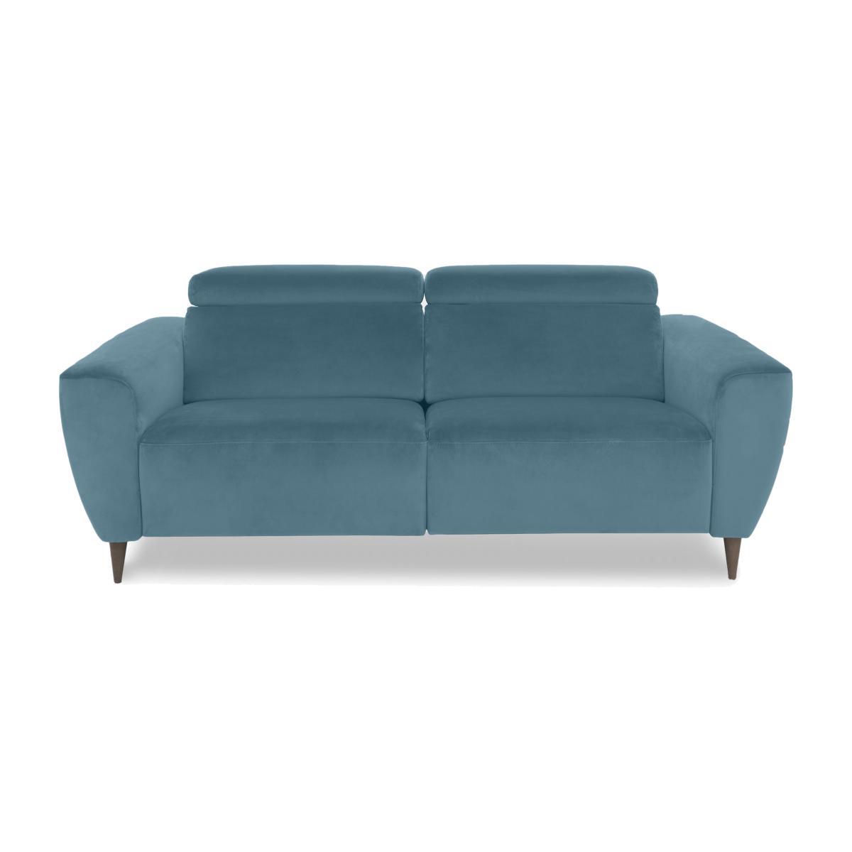Nicoletti Italia - Milano 2.5 Seater Fabric Sofa - Selma Turchese – image 1