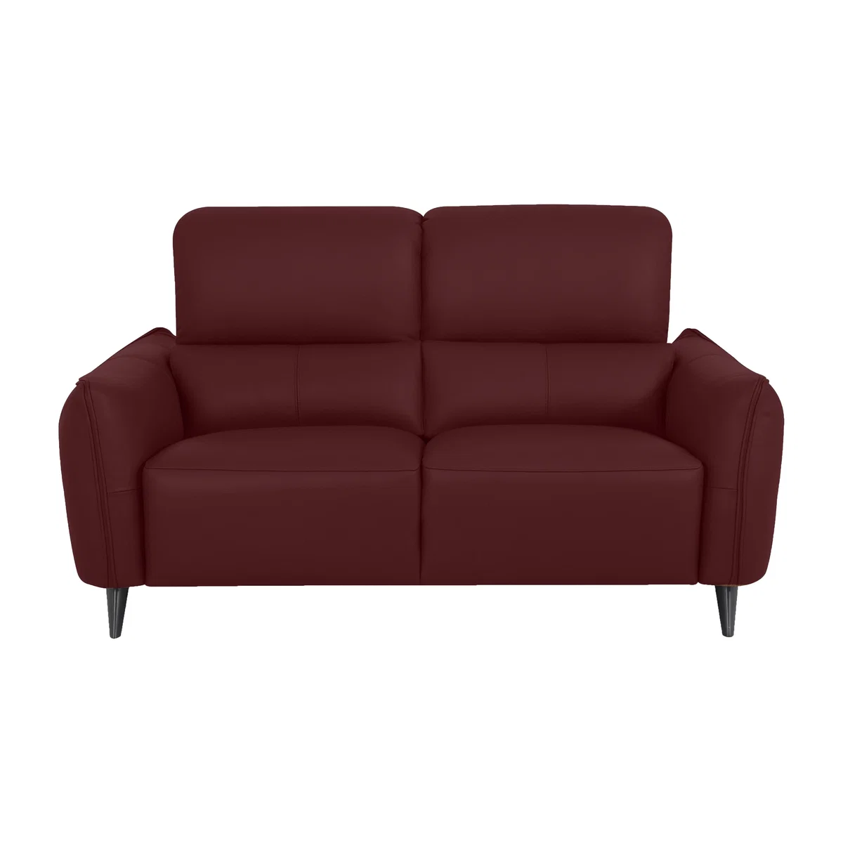 Domicil - Maddox 2.5 Seater Leather Power Recliner Sofa - Burgundy – image 1