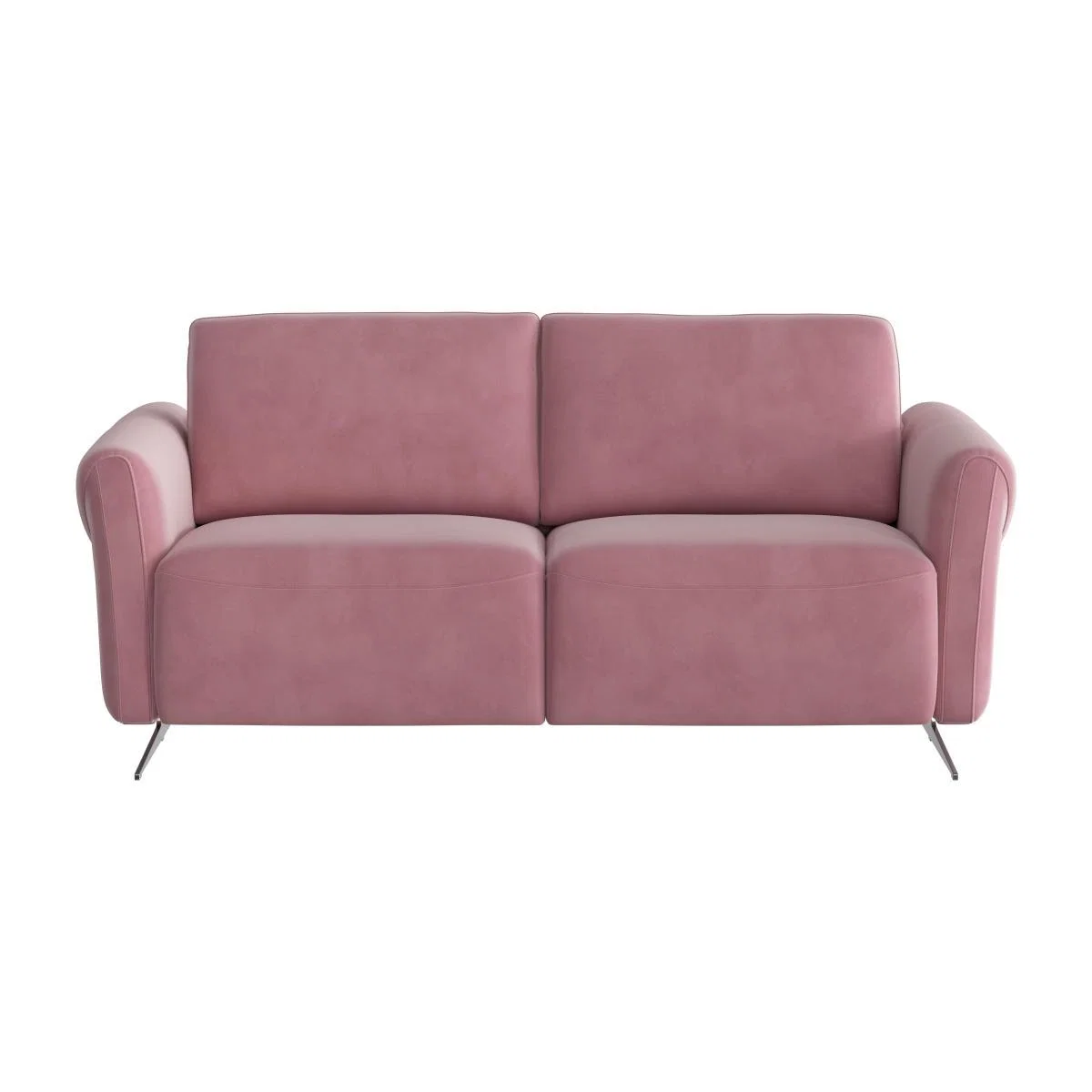 Nicoletti - Bella 2 Seater Fabric Recliner Sofa - Pink – image 1