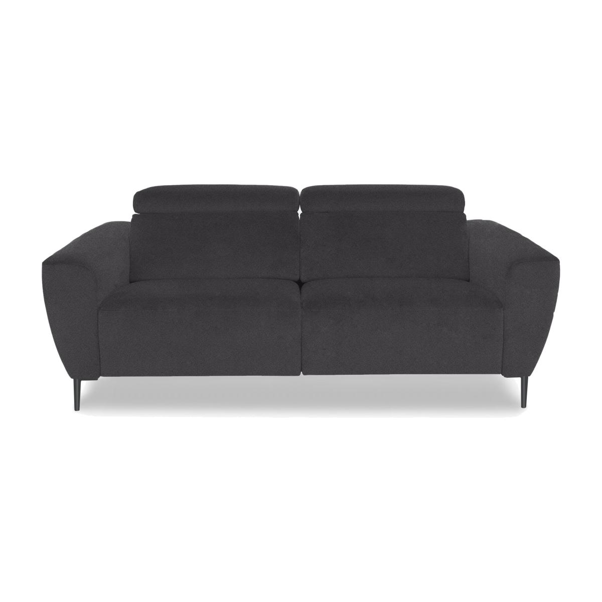 Nicoletti Italia - Milano 2.5 Seater Fabric Power Recliner Sofa - Coupe Antracite – image 1