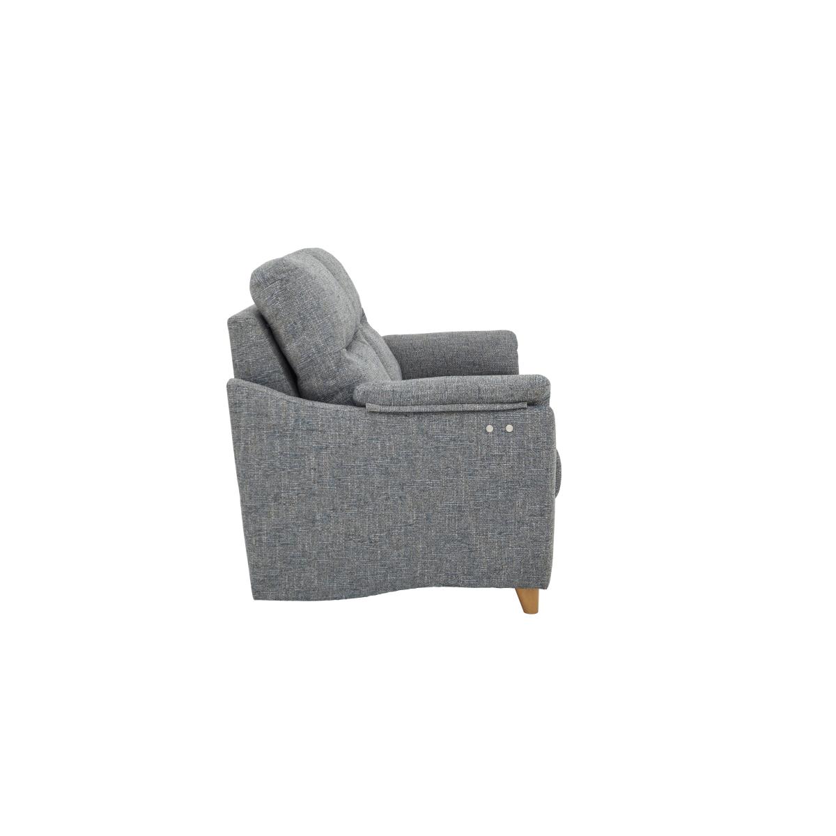 G Plan - Spencer 2 Seater Fabric Power Recliner Sofa - Grey – image 4