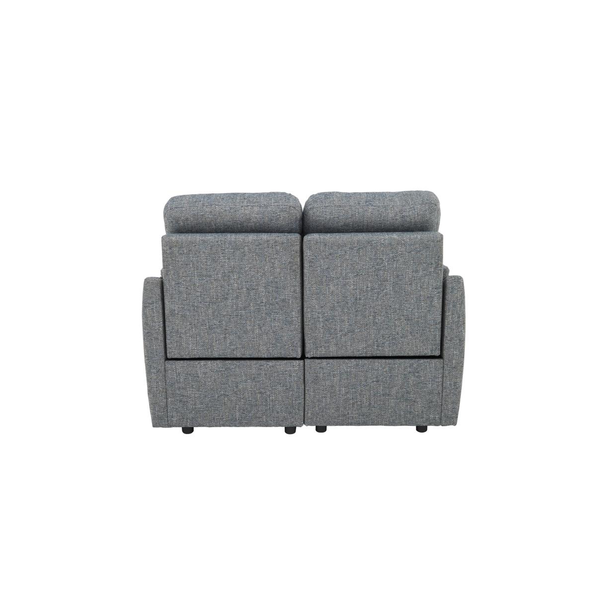 G Plan - Spencer 2 Seater Fabric Power Recliner Sofa - Grey – image 6