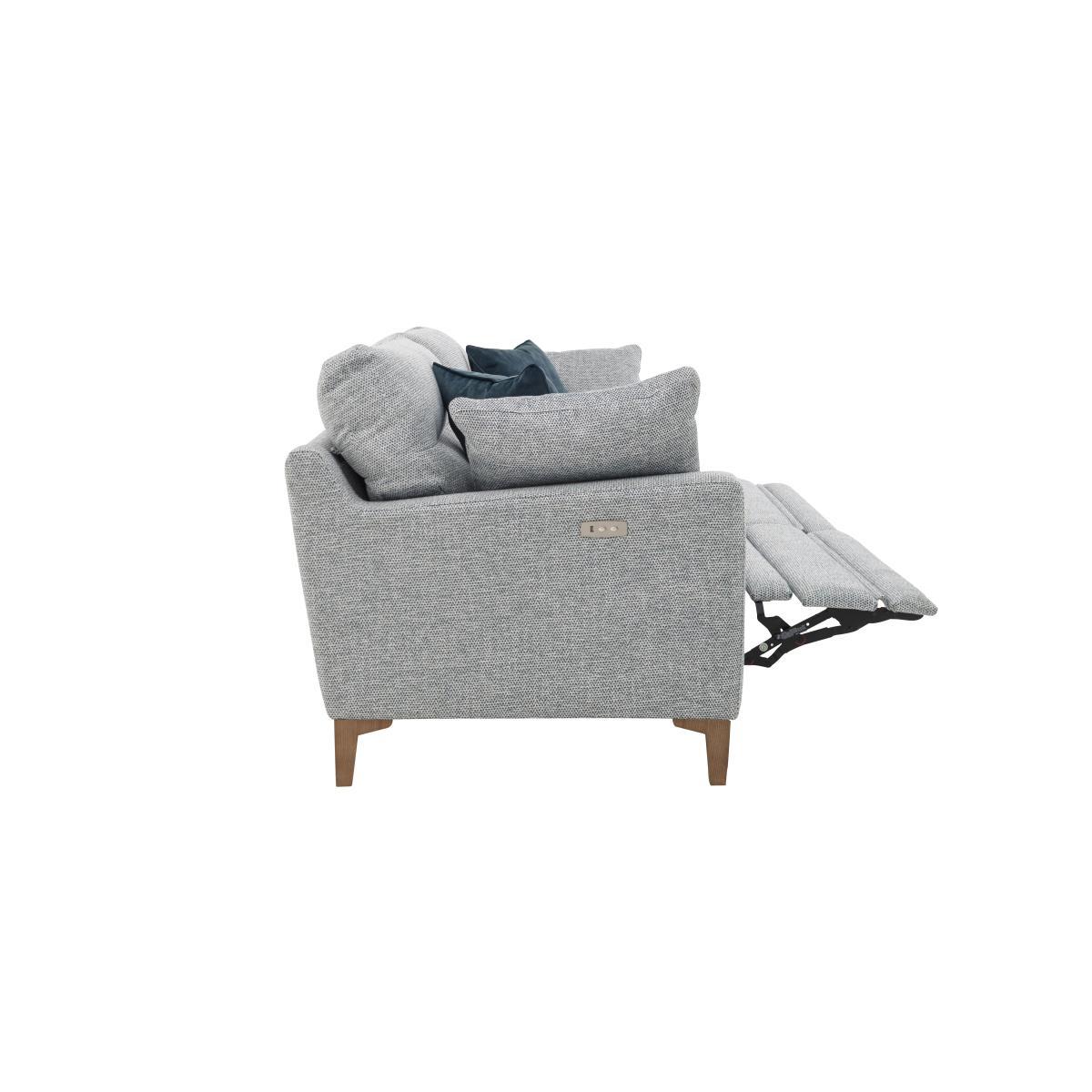 Uniqa 2 Seater Fabric Power Recliner Sofa - Grey – image 9