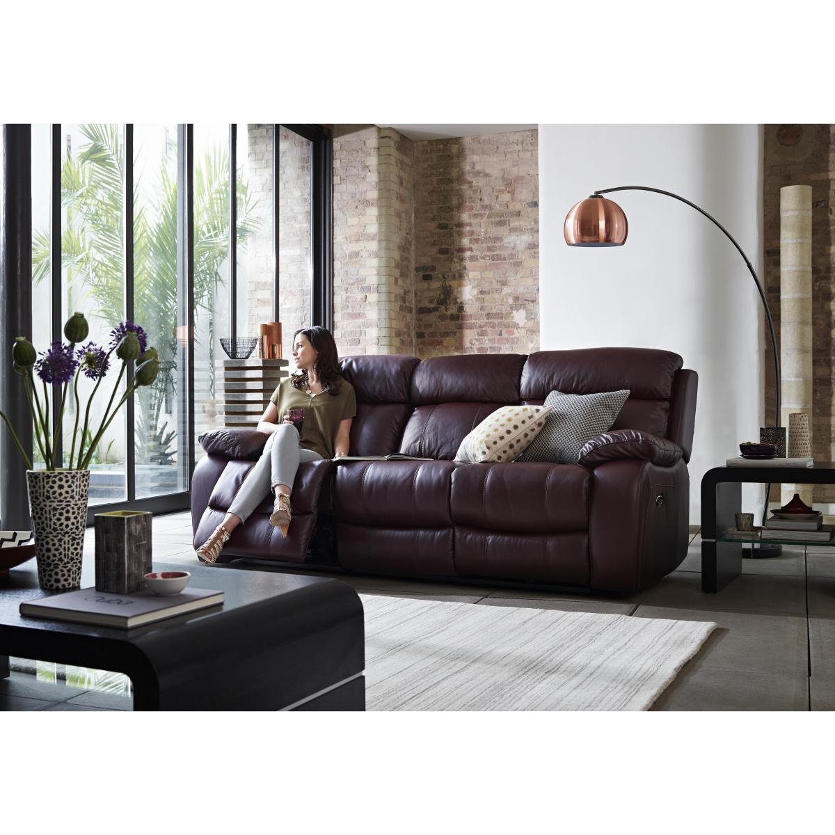 Moreno 2 Seater Fabric Power Recliner Sofa – image 2