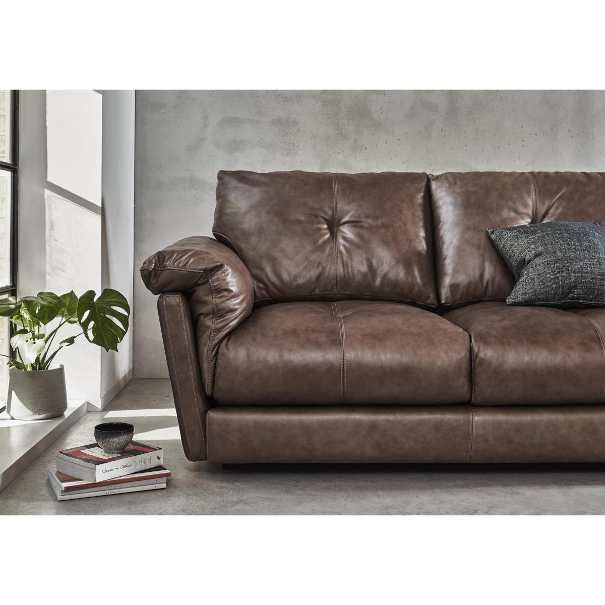 The Slouch 2 Seater Leather Sofa- World of Leather – image 3