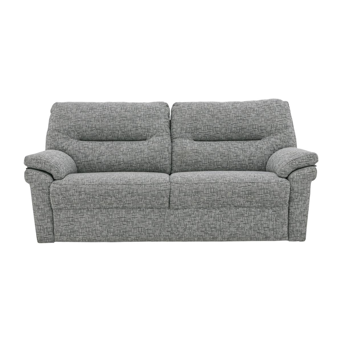 G Plan - Seattle 2.5 Seater Fabric Sofa - No Recliner - Remco Light Grey