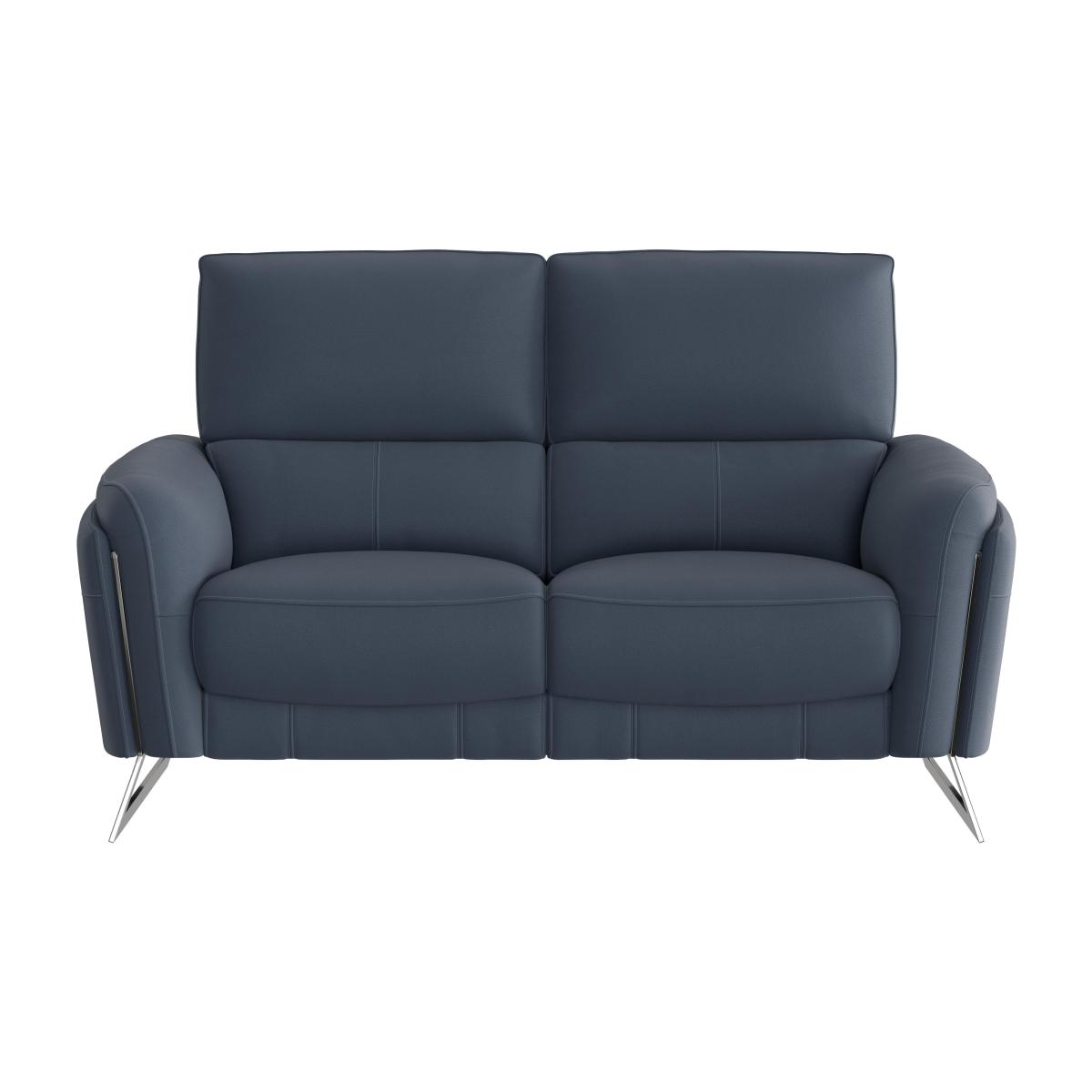 Amarilla 2 Seater Leather Power Recliner Sofa - Blue- World of Leather – image 1