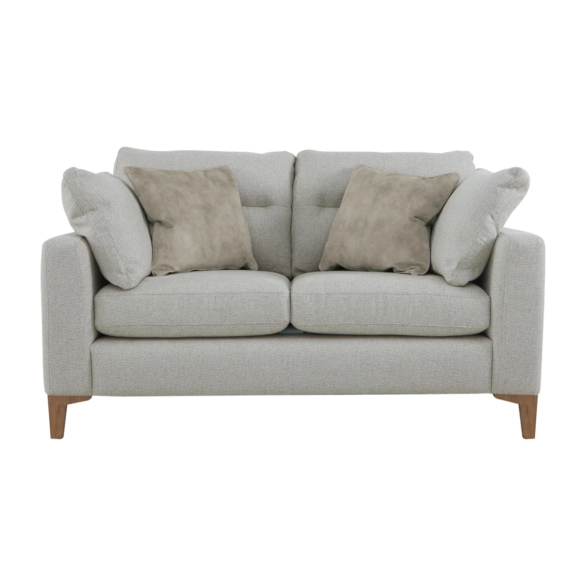 Uniqa 2 Seater Fabric Sofa - Grey – image 1