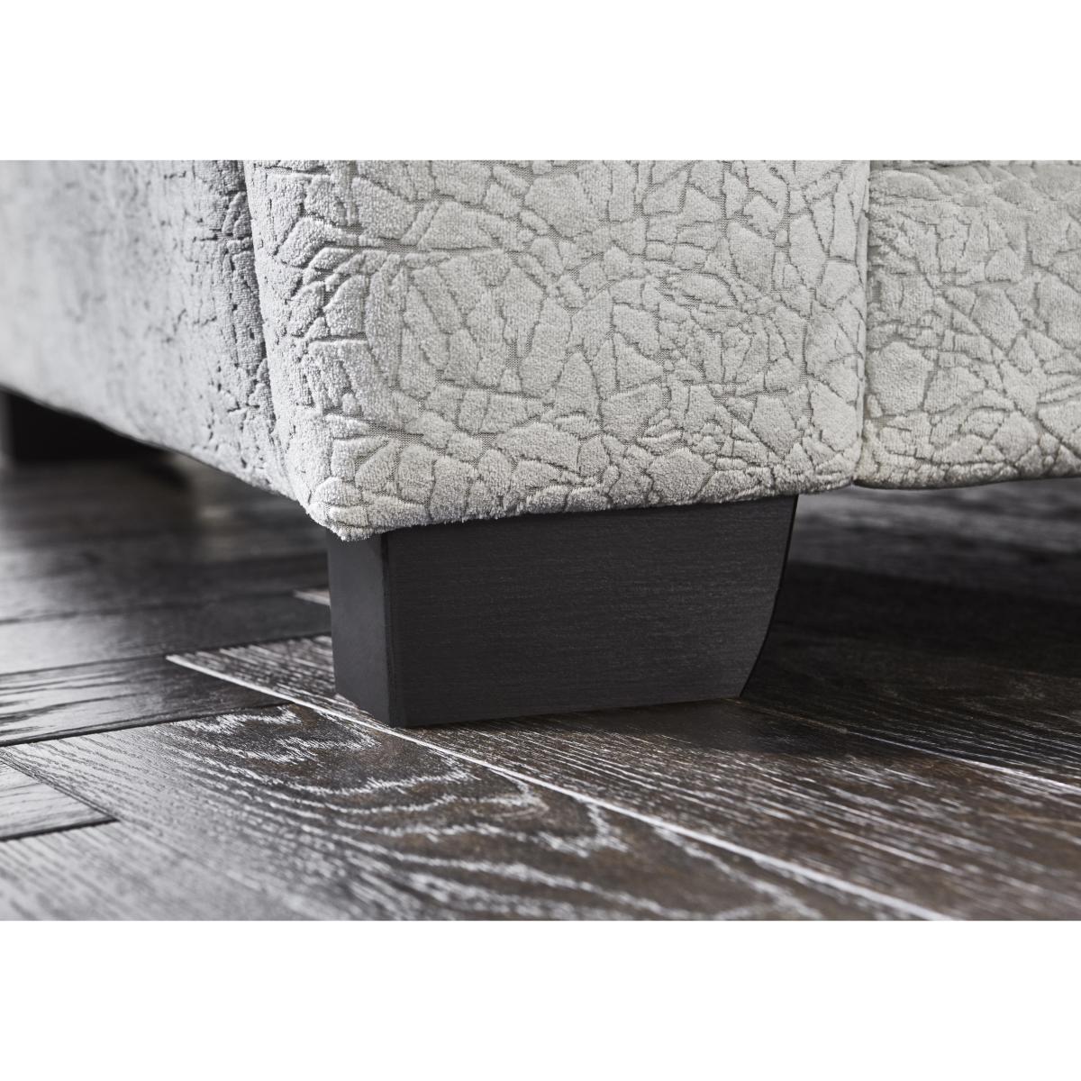 Boutique Lavish Fabric 2 Seater Scatter Back Sofa - Grey – image 3