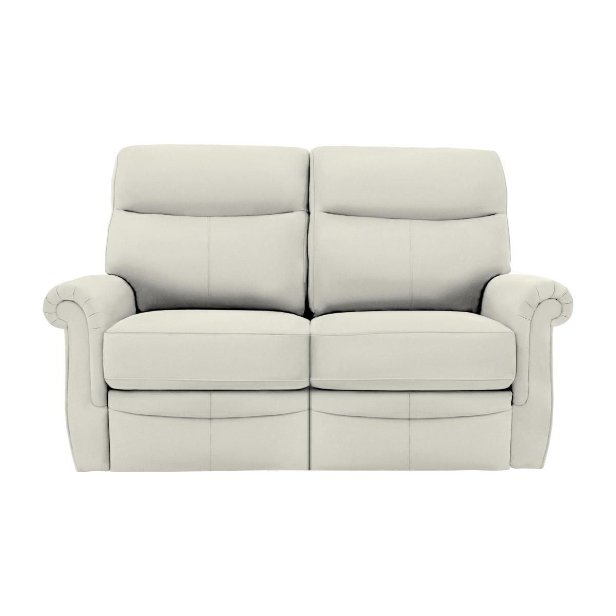 G Plan - Avon 2 Seater Leather Power Recliner Sofa - Grey – image 1