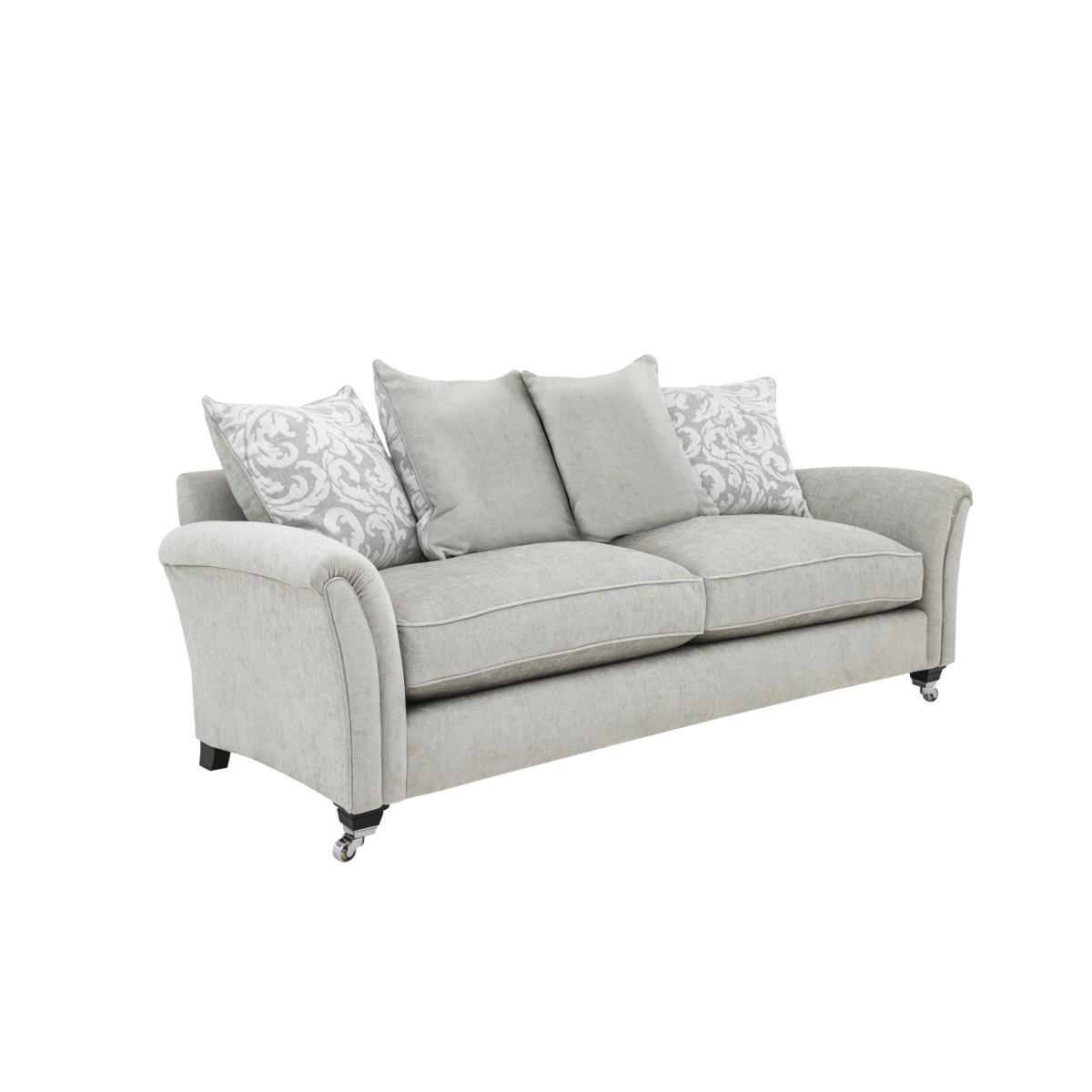 Parker Knoll - Devonshire Large 2 Seater Pillow Back Fabric Sofa – image 2