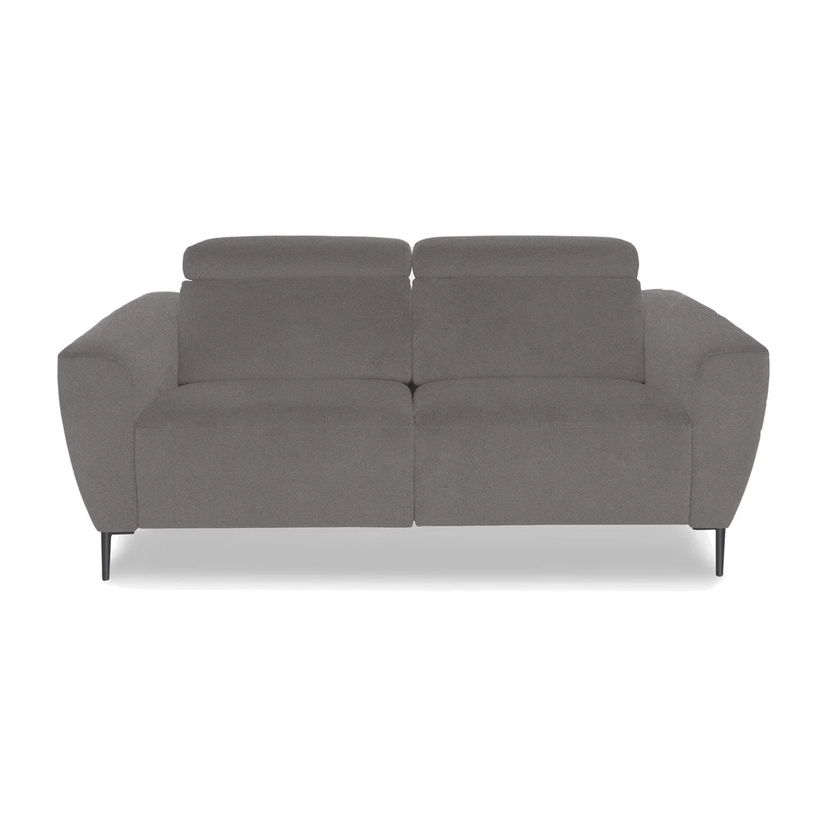 Nicoletti Italia - Milano 2 Seater Fabric Power Recliner Sofa - Coupe Grigio Topo – image 1