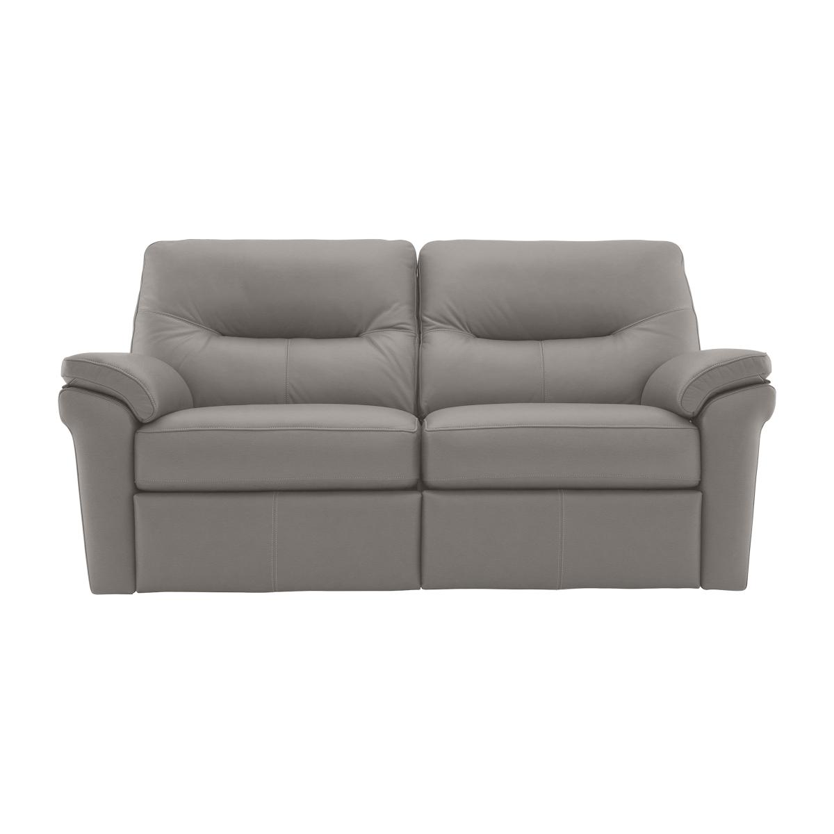 G Plan - Seattle 2.5 Seater Leather Power Recliner Sofa - Cambridge Grey