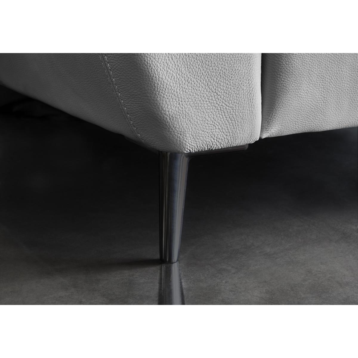 Nicoletti Italia - Milano 2 Seater Leather Power Recliner Sofa - Botero Nero – image 6