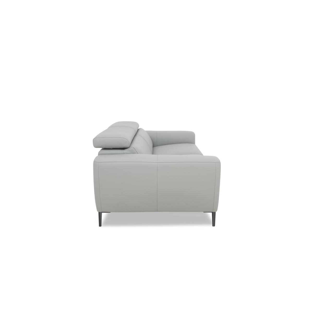Nicoletti Italia - Milano 2 Seater Leather Power Recliner Sofa - Botero Nero – image 8