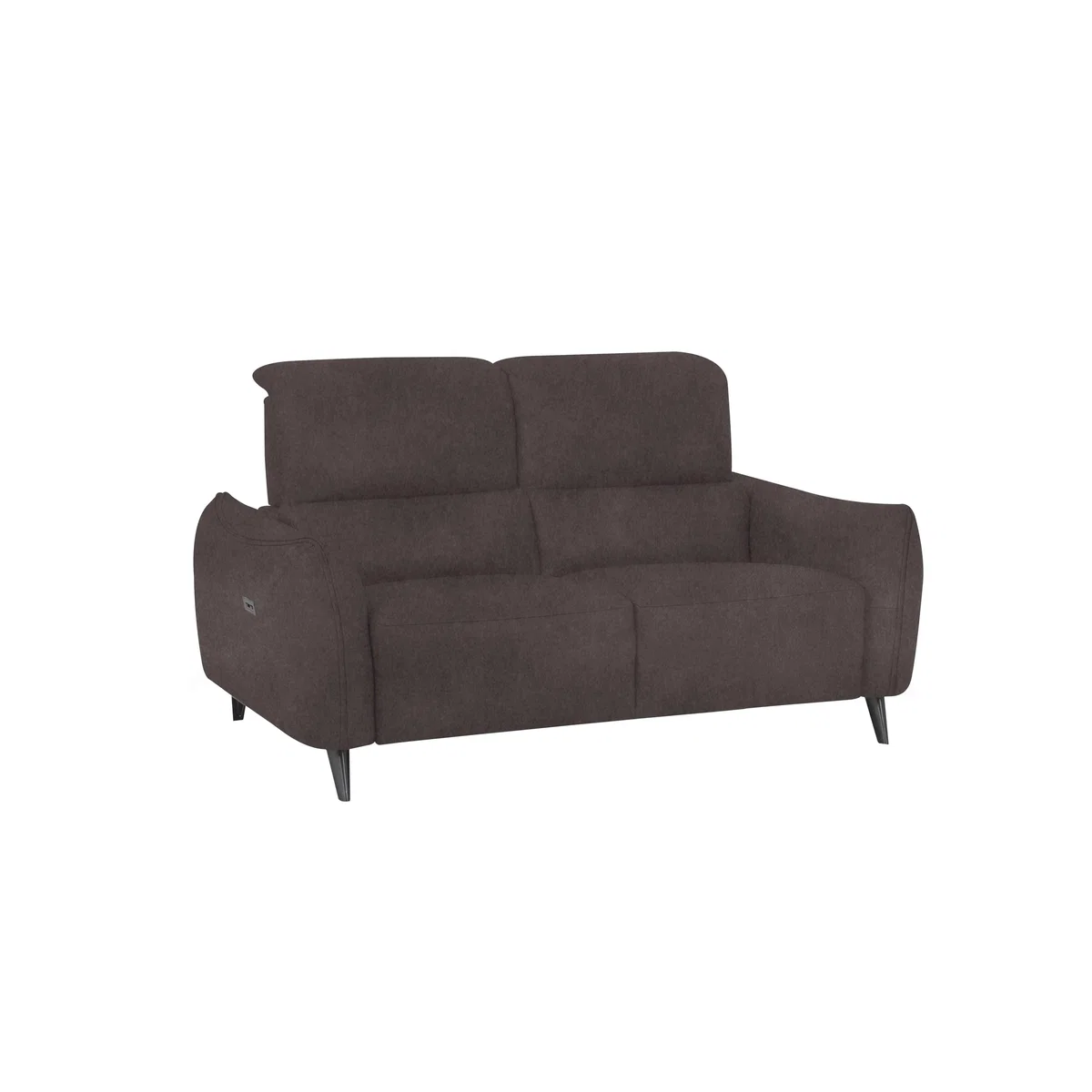 Domicil - Maddox 2.5 Seater Fabric Power Recliner Sofa - Red Maple – image 2