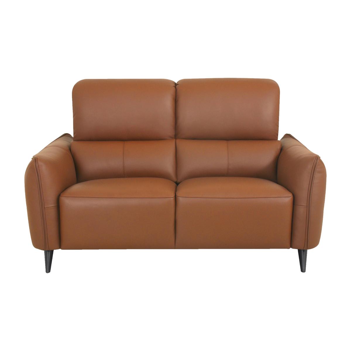 Domicil - Maddox 2 Seater Leather Power Recliner Sofa - NN Caramel – image 1