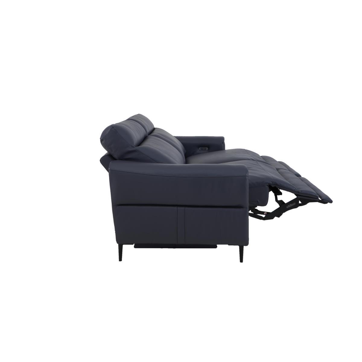Anakin 2 Seater Leather Power Recliner Sofa – image 7