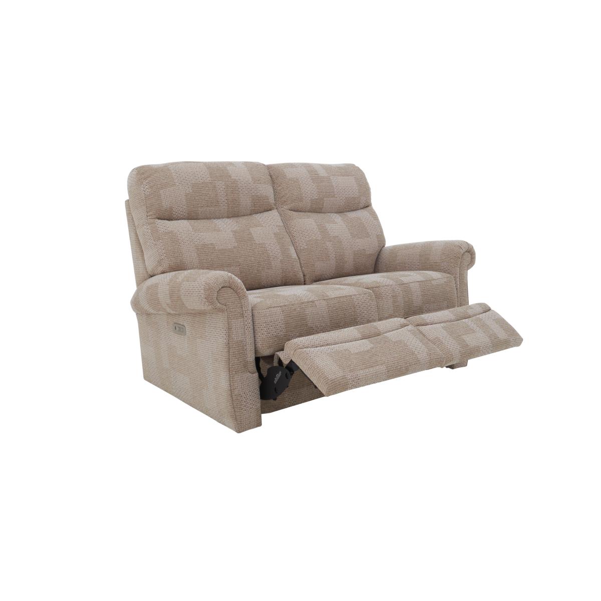 G Plan - Avon 2 Seater Fabric Power Recliner Sofa - Nebular Pebble – image 5